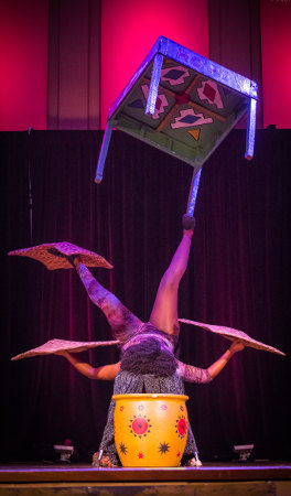 circus entertainment diego san foot